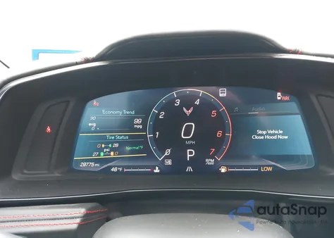 2021 Chevrolet Corvette Stingray Rwd 3Lt z USA, uszkodzony, nr VIN 1G1YC3D46M5120461